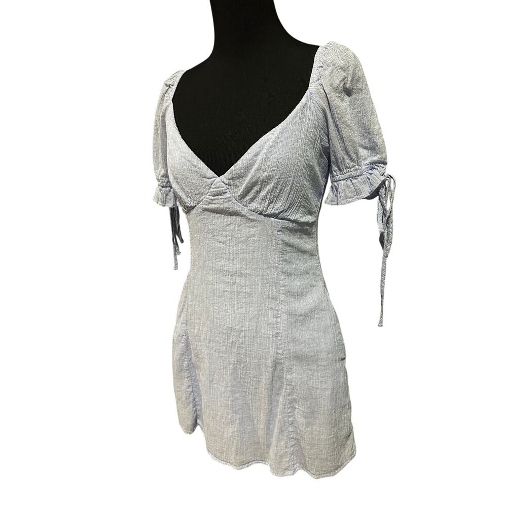 Adorable cottagecore light blue cotton dress